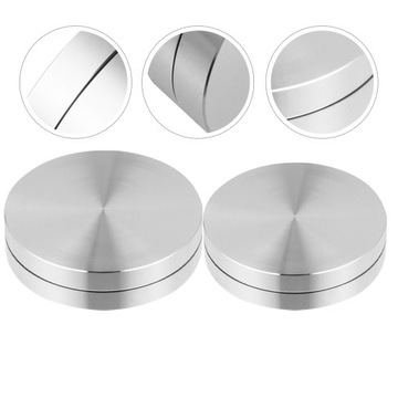 2 шт. ВРАЩАЮЩИЕСЯ ПОДСТАВКИ ДЛЯ ТОРТОВ ИЗ АЛЮМИНИЕВОГО СПЛАВА