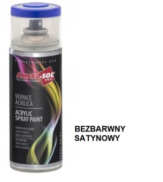 Uni. lakier akrylowy Bezbarwny RAL 000 satyna