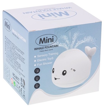 ИГРУШКА ДЛЯ ВАННЫ КИТ СВЕТОДИОДНЫЙ ФОНТАН