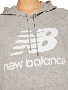 Bluza damska NEW BALANCE szara z kapturem S