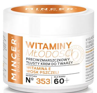 MINCER Witaminy Młodości Krem do twarzy 60+ 50ml