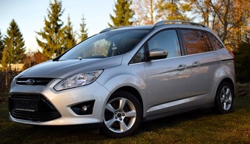 Ford C-MAX II Minivan 1.0 EcoBoost 125KM 2015 Ford Grand C-Max TITANIUM 79tys km Bezwypadkowy 1 Właściciel Nowy Rozrząd, zdjęcie 5