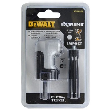 Головка ударной рукоятки DEWALT под прямым углом