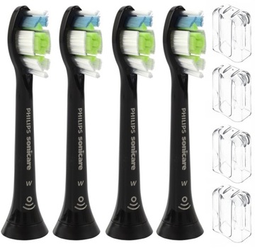 4x KOŃCÓWKI PHILIPS SONICARE HX6064 DIAMOND CLEAN
