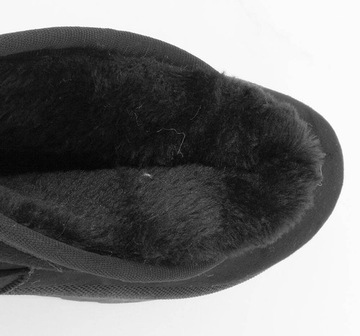 ЧЕРНЫЕ БОТИНКИ НА ТЕПЛОЙ ПЛАТФОРМЕ 41