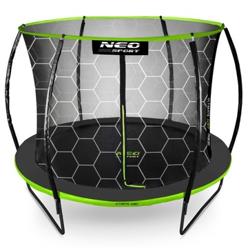 Trampolina z siatką Neo-Sport 312 cm FT 10 (304-312 cm)