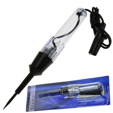 GEKO PRÓBNIK NAPIĘCIA SAMOCHODOWY 6V 12V MIERNIK TESTER IGŁOWY G30800