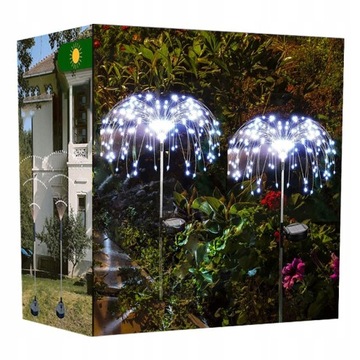 2X СОЛНЕЧНАЯ ЛАМПА ДЛЯ САДА УКРАШЕНИЕ ОДУВШИНКИ 150 LED