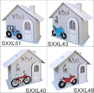 Копилка XXL с именем, подарок на ПЕРВЫЙ ГОД, КРЕЩЕНИЕ, ДЕНЬ РОЖДЕНИЯ