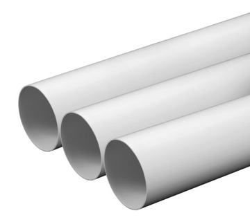 Kanał okrągły wentylacja rura PCV 100mm 0,5m KO100
