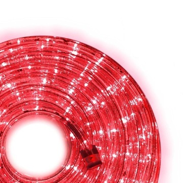 wąż świetlny LED 20 metrów z programatorem czerwony