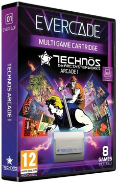EVERCADE A1 - Zestaw gier Technos Arcade 1
