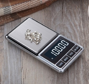 Вес 500 г 0,01 г электронный карман маленький + наклейка