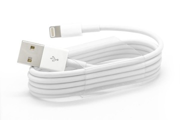 NOWY ORYGINALNY Kabel Apple LIGHTNING USB 1M iPhone 5 6 7 8 11 12 13 14 8p