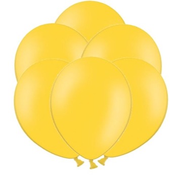 Balony pastelowe C.Żółte 12 cali 10szt