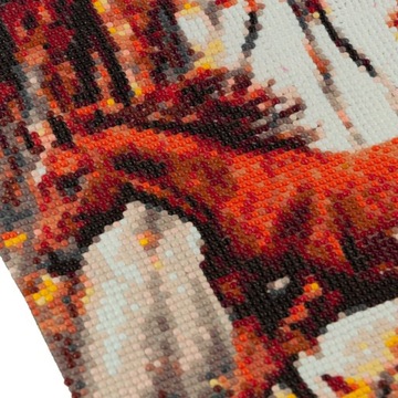 АЛМАЗНАЯ ВЫШИВКА ЛОШАДЬ АЛМАЗНАЯ КАРТИНА 3D ОСЕНЬ