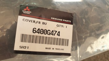 ПЕРЕДНЯЯ ЗАЩИТНАЯ НАКЛАДКА РЕМНЯ ПРИВОДА MITSUBISHI MIRAGE SPACE 6400G474