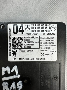 MERCEDES РАДАРНЫЙ ДАТЧИК ДИСТРОНИК A0009058802