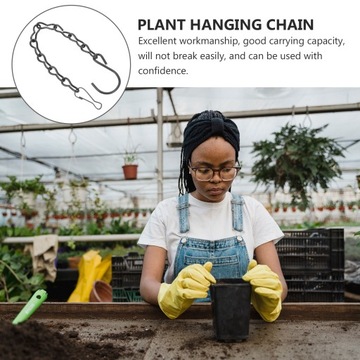 10 SZT. ŁAŃCUCHÓW DO WISZĄCYCH KOSZY, WYTRZYMAŁA DONICZKA