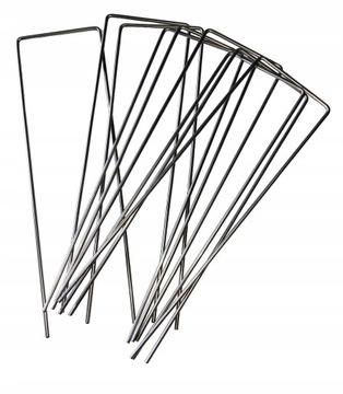 ШПИЛЬКИ ЯКОРНЫЕ ШТИФТЫ МЕТАЛЛИЧЕСКИЕ ШАРИКИ ДЛЯ АГРО ТКАНИ АГРО НЕТКАНАЯ ТКАНЬ 3х15см 20шт