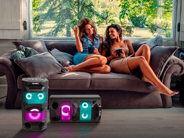 SVEN PS-670 Bluetooth-колонка 65 Вт, FM, караоке, USB, карта памяти