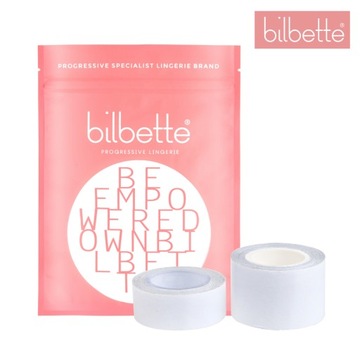 Ленты для груди Bilbette BB05, бесцветные, 2 шт.
