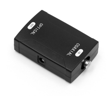 Adapter Coaxial SPDIF na Optyczny Toslink RCA