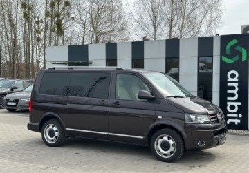 Volkswagen Multivan T6 2013 Volkswagen Multivan 2.0TDI 180KM 2013r. Highline auto zarejestrowane i ube