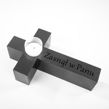 ZNICZ ZASNĄŁ W PANU NA GRÓB PAMIĄTKOWY NA ŚWIĘTO ZMARŁYCH ELEGANCKI