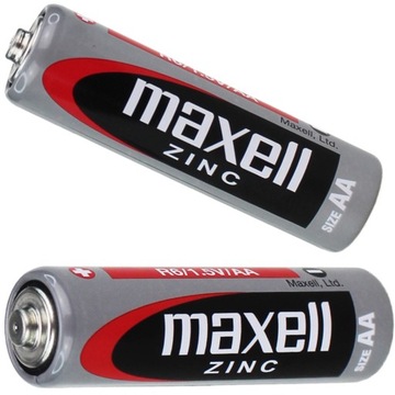 BATERIE AA 4 SZTUKI MAXELL ZINC R6 CYNKOWO WĘGLOWA BATERIA ORYGINALNE