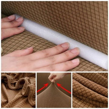 Elastyczny pokrowiec narzuta na sofę kanapę 1 os