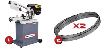 ЛЕНТОЧНАЯ ПИЛА ДЛЯ ЛЕНТОЧНОЙ РЕЗКИ МЕТАЛЛА CORMAK METCOR BS128HDR 120 мм 400 В