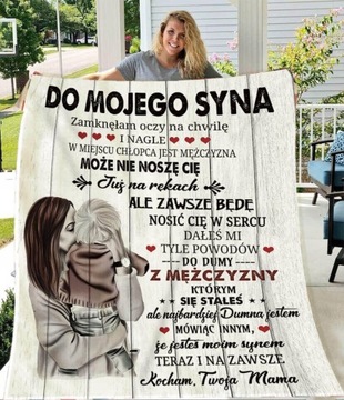 Koc od mamy dla syna- Mój mały chłopiec