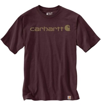 T-shirt TK3361 Core Logo Carhartt z logo Bordo XS
