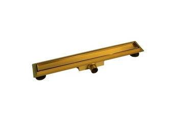 ODPŁYW LINIOWY ZŁOTY 100CM STAL NIERDZEWNA NISKI