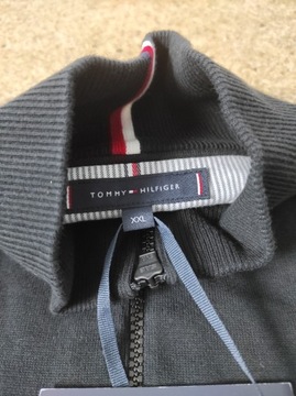 Tommy Hilfiger ZAPINANY NA ZAMEK SWETER Z KOLEKCJI 1985 R. XXL