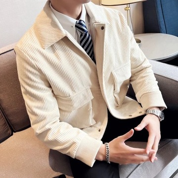 Male Slim Fit Short Fashion Business Coat Hombre S