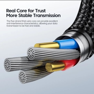 Tooki 6A USB-кабель для зарядки типа A–C, 100 Вт, 2 метра