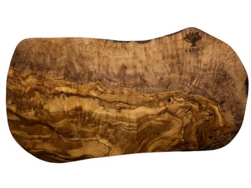 SOL64 Rustykalna Drewniana Deska Do Krojenia Z Drewna Oliwnego 34x18