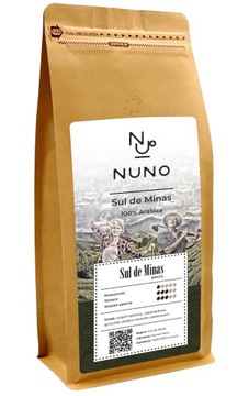 KAWA NUNO BRAZYLIA SUL DE MINAS ŚWIEŻA ARABIKA 1KG