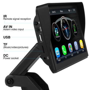 АВТОМОБИЛЬНЫЙ РАДИО С СЕНСОРНЫМ ЭКРАНОМ И КАМЕРОЙ ЗАДАЧИ