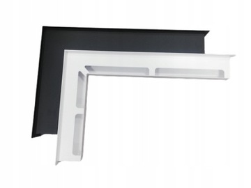 Решетка для камина угловая Luft 560х560х90