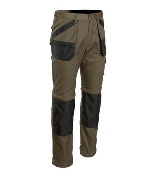 РАБОЧИЕ БРЮКИ ХАКИ СО СЪЕМНОЙ НОГИНОЙ BRIXTON 52