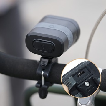 СВЕТОДИОДНАЯ ПЕРЕДНЯЯ ВЕЛОСИПЕДНАЯ ФАРА, АККУМУЛЯТОРНАЯ + ЗАДНИЙ ПРОЧНЫЙ КАБЕЛЬ