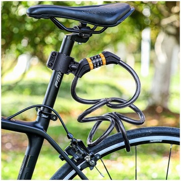 ЗАЩИЩАЮЩИЙСЯ от КРАЖИ ТРОСОВОЙ ЗАМОК, МОТОЦИКЛ, С КОМБИНАЦИЕЙ