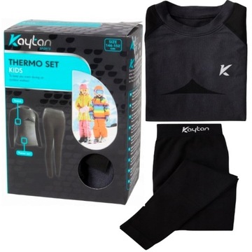 KAYTAN THERMO SET KIDS TERMOAKTYWNA BIELIZNA TERMICZNA DLA DZIECI 146-152