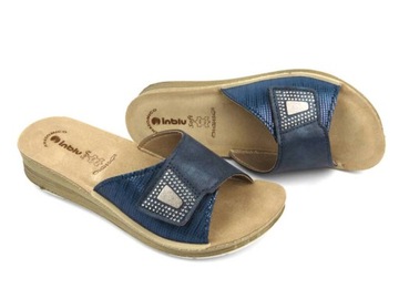 ТАПОЧКИ ЖЕНСКИЕ INBLU FC-53 ПУ КОЖА, КОЖАНАЯ Стелька, ЛЕТНИЕ НА ПЛОСКОЙ ПЛАНЕ