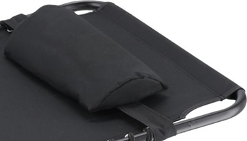 LEŻANKA OGRODOWA LEŻAK PLAŻOWY ŁÓŻKO SKŁADANE Z KIESZONKĄ 190x58x30cm