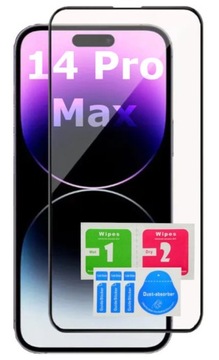 SZKŁO HARTOWANE SZYBKA PEŁNE do iPhone 14 Pro Max