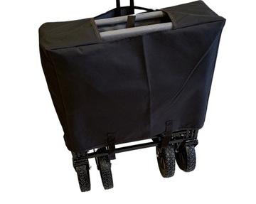 Туристическая тележка для сада и пляжа, складная, резиновые колеса, БЕСПЛАТНЫЙ чехол
